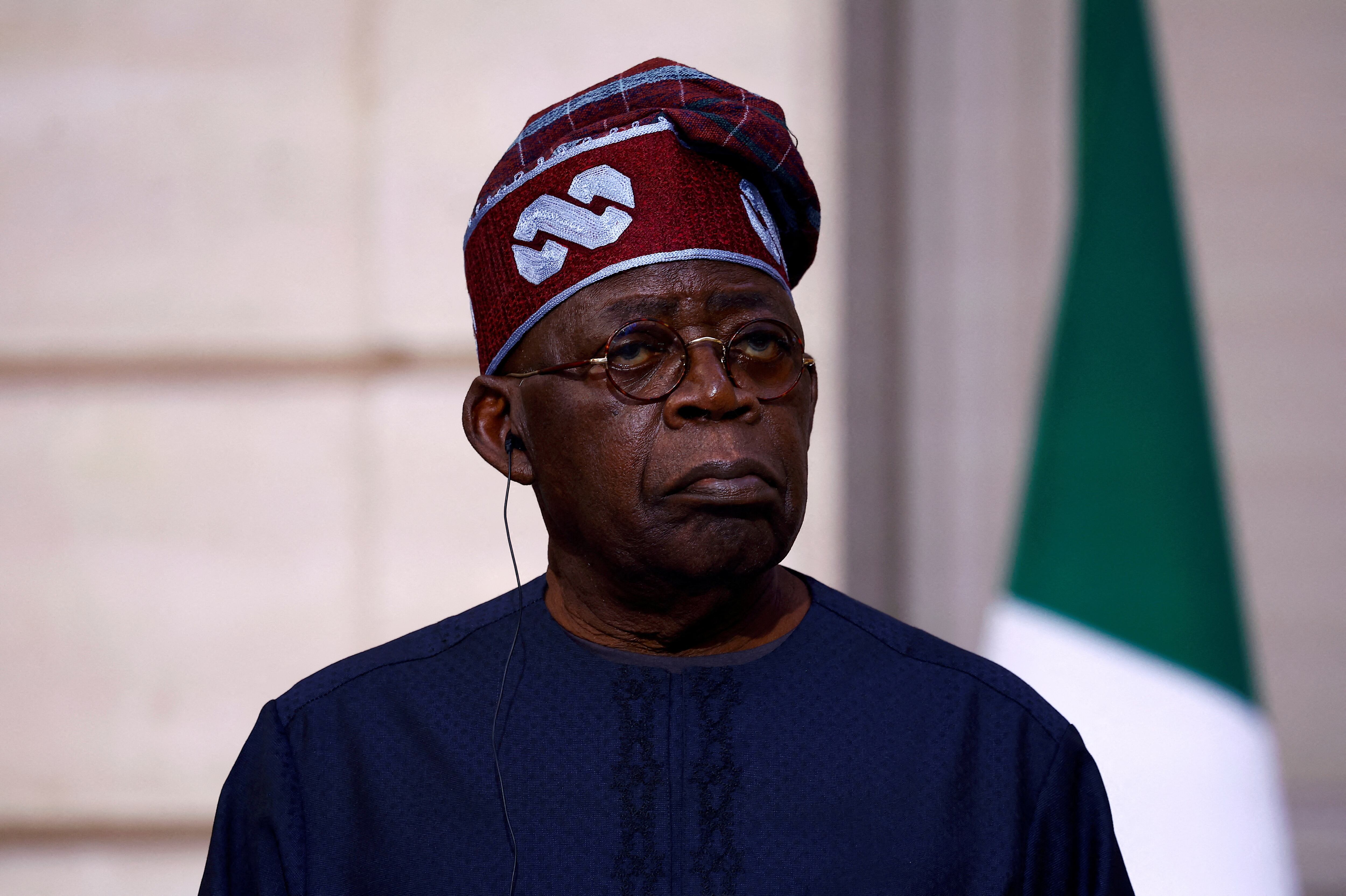 El presidente de Nigeria, Bola Ahmed Tinubu (REUTERS)