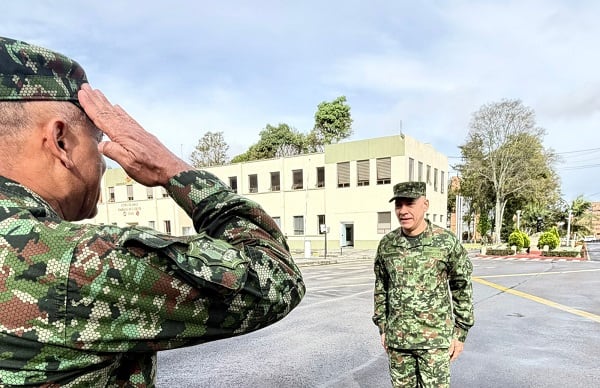 El brigadier general Óscar del Cristo Díaz Montiel asumió el mando del Comando de Educación y Doctrina del Ejército Nacional - crédito Ejército Nacional