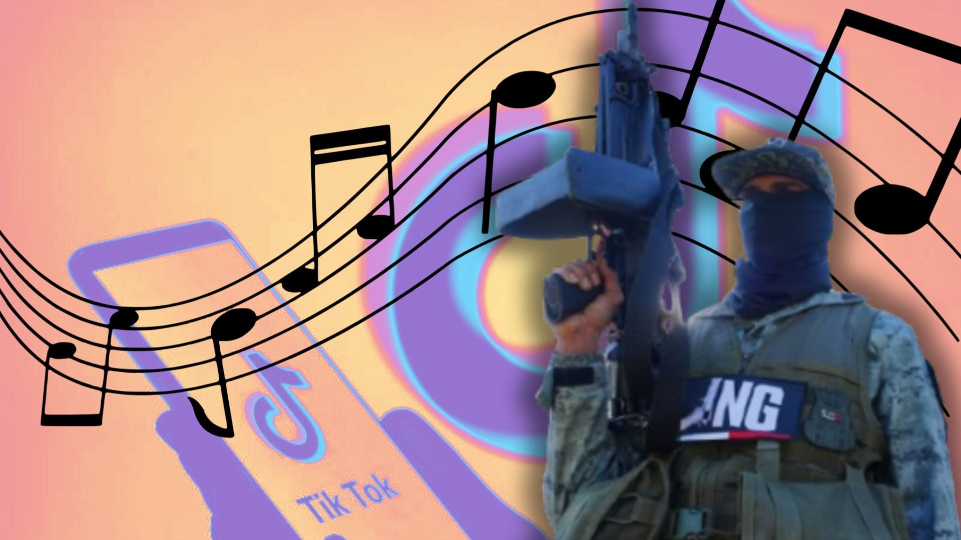 La música se ha convertido en una herramienta para el crimen organizado en TikTok. (Anayeli Tapia/Infobae)