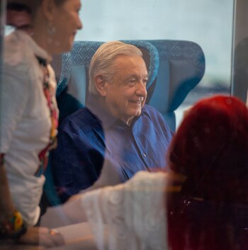 AMLO en el Tren Maya