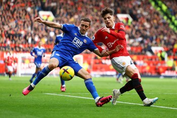 Garnacho fue titular frente al