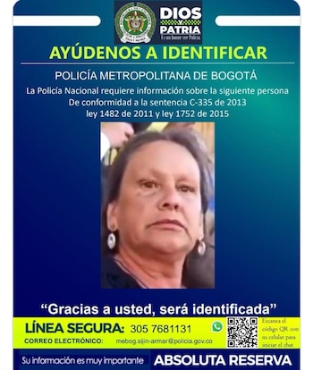 Cartel difundido por la Policía