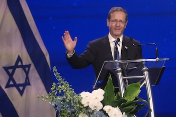 Isaac Herzog, presidente del Estado de Israel, llegó a Panamá en su primera visita oficial al país. AP