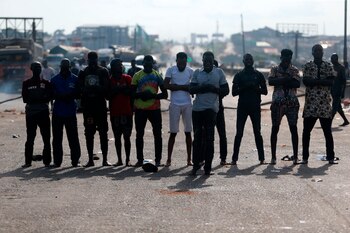 Lagos (Nigeria). EFE/EPA/AKINTUNDE AKINLEYE