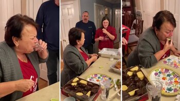 La reacción de una abuela