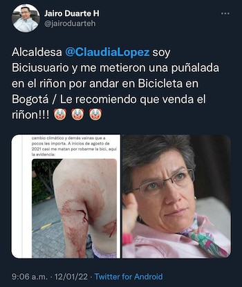 Tomado de Twitter @jairoduarteh