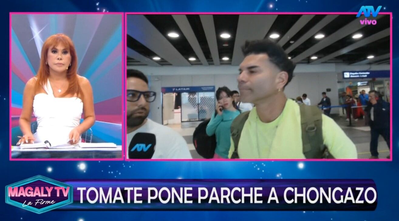 Carlos ‘Tomate’ Barraza responde a polémica por chats y lanza contundente frase. ATV / Magaly TV La Firme.