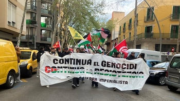 Centenares de personas exigen en Palma el fin del "genocidio" en Gaza y de las guerras en Irán y Líbano