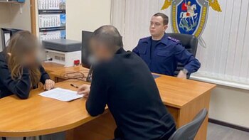 Oxana luego de ser aprehendida