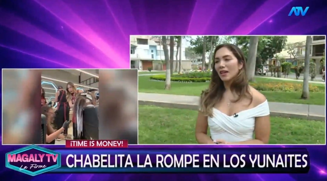 De la televisión a los negocios: ‘Chabelita’ abre su propio salón en Estados Unidos y cuenta cómo vive ahora. Captura: Magaly TV La Firme.