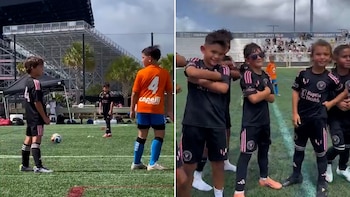 El golazo de tiro libre de Ciro Messi en la Academia del Inter Miami: el festejo “con estilo” que se hizo viral