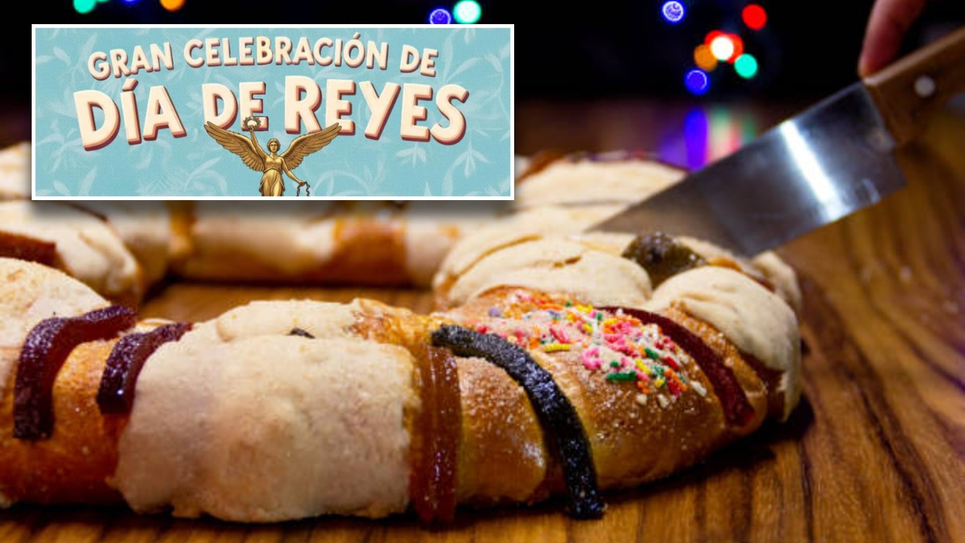 Mega Rosca de Reyes CDMX. Diseño: (Jesús Tovar Sosa/Infobae)