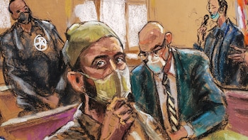 Haji Najibullah appears in a court hearing