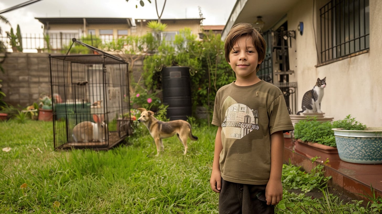 La convivencia estable con animales domésticos pequeños se asocia a un menor riesgo de problemas conductuales infantiles (Imagen Ilustrativa Infobae)