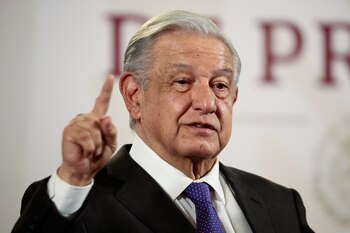 El presidente de México, Andrés