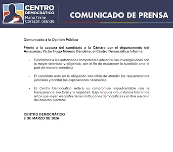 Este es el comunicado del