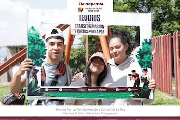 Al menos 29 mil personas participaron en los tequios por la transformación y cortos por la paz (Instituto Municipal de las Juventudes Tlalnepantla/FB)