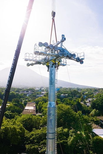 Avances del aerocable/metrocable en San Salvador
