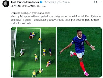 El analista deportivo considera que el francés está destinado a romper todas las marcas en la Copa del Mundo.