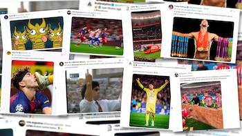 Los memes de la eliminación del Barcelona ante el Atlético por la Champions: Cholo Simeone, Juan Musso y Lamine Yamal, los elegidos