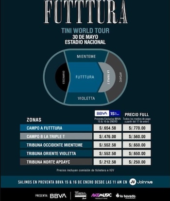 Tini vuelve a Lima con