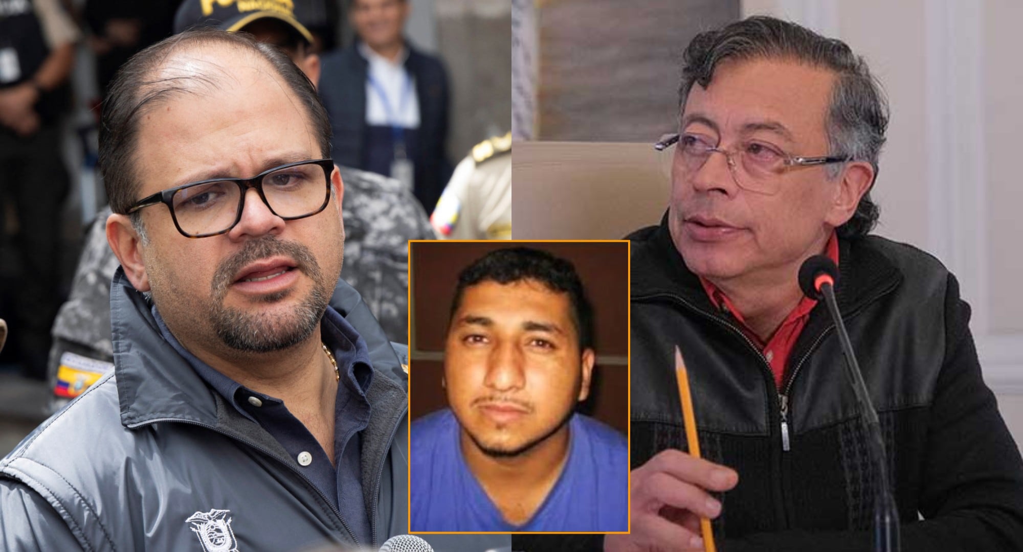 El ministro de Interior ecuatoriano señaló la falta de apoyo del Gobierno Petro en la lucha contra el crimen tras la captura de alias Javi - crédito Reuters/Ejército/Presidencia