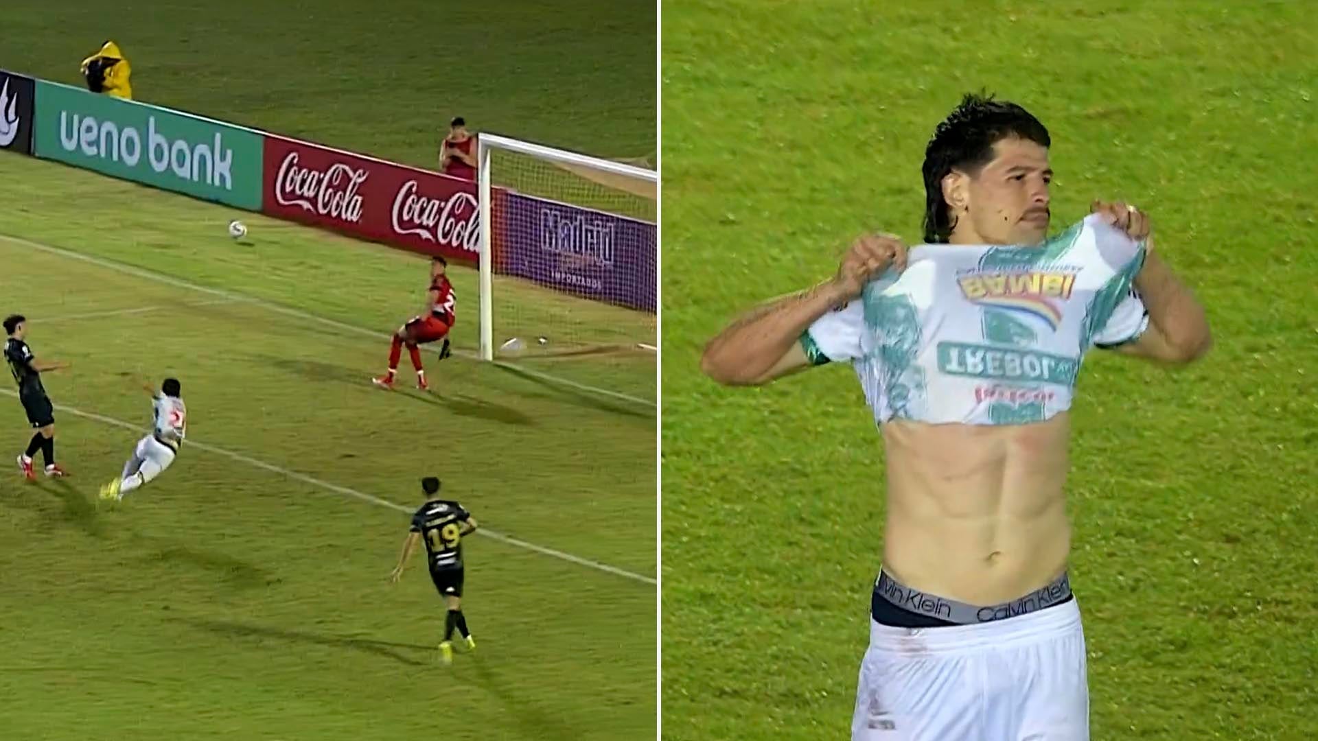 La increíble acción que terminó en gol en Paraguay