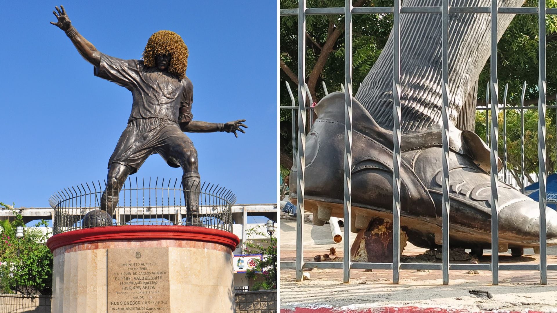 Más de 25.000 turistas visitan cada mes el monumento del Pibe Valderrama - crédito Situr Santa Marta/Captura de Pantalla X