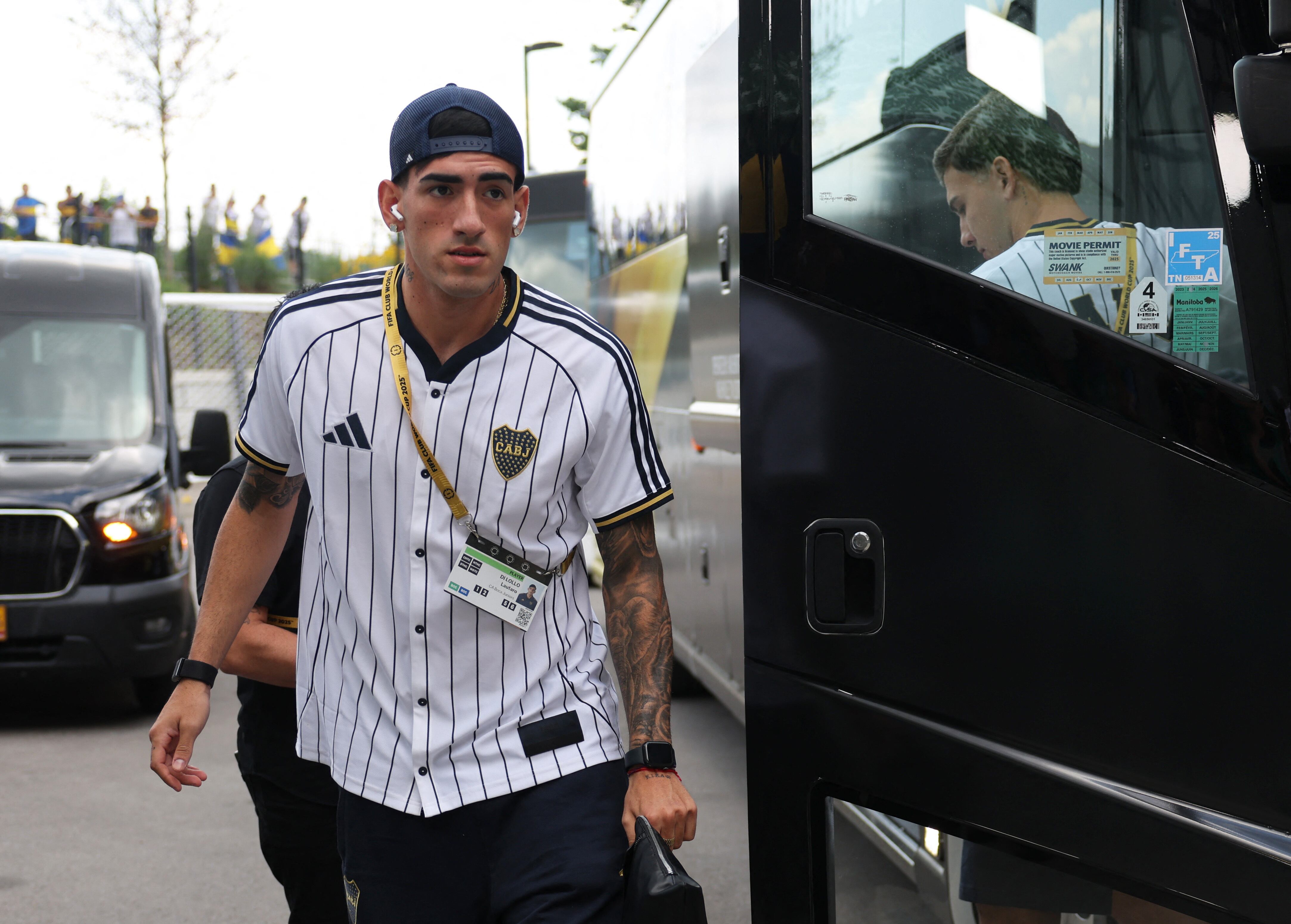 Lautaro Di Lollo, contrato hasta 2029 en Boca (REUTERS/Carlos Barria)