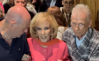 Carlos Rottemberg acompañó a Mirtha
