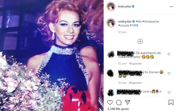 Post en Instagram de Endry