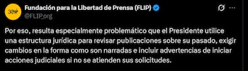 Flip - crédito @FLIP_org/X