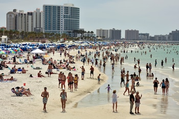 La playa de Clearwater Beach