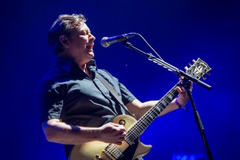 En la imagen, el cantante