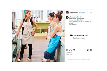 Eliana Guercio le agradeció a