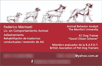 ADIETSRADOR ASESINO DE PERROS