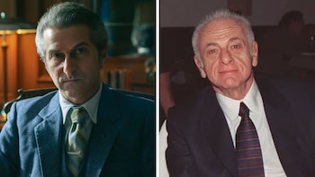 Sebastián Arzeno como Gerardo Sofovich, el empresario que le abrió las puertas a Moria Casán en sus primeros pasos dentro del espectáculo argentino