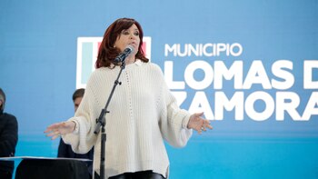 Cristina Kirchner en un acto