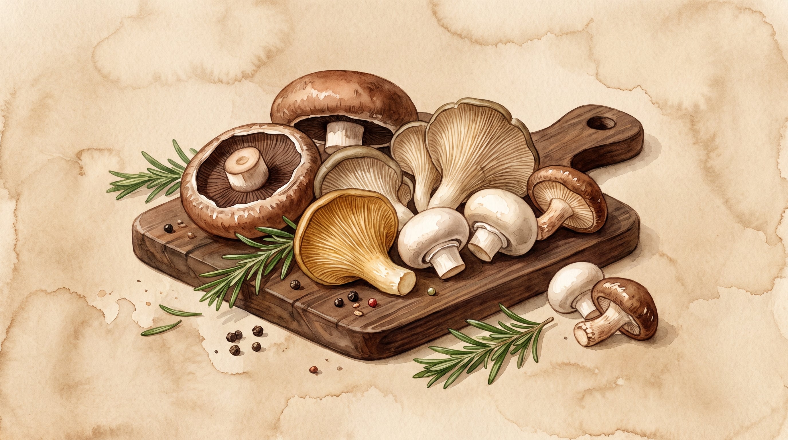Los hongos comestibles pertenecen al reino fungi y aportan sabor umami a las comidas cotidianas (Imagen Ilustrativa Infobae)