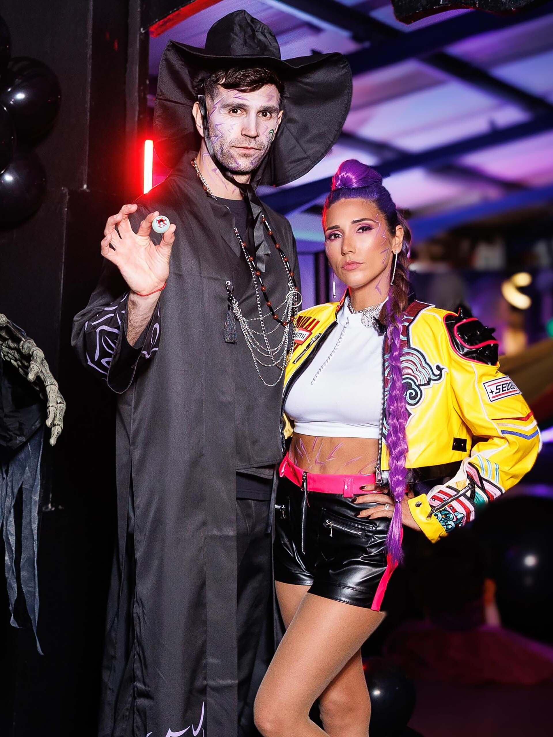 Mandinha compartió el look que tuvieron con Dibu Martínez (Foto: @mandinha_martinez_)