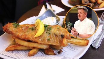 Gordon Ramsay, chef británico: “Para un pescado rebozado de escándalo utilizo media lata de cerveza, una cucharadita de levadura y curry”