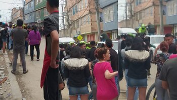 Imágenes del momento en el