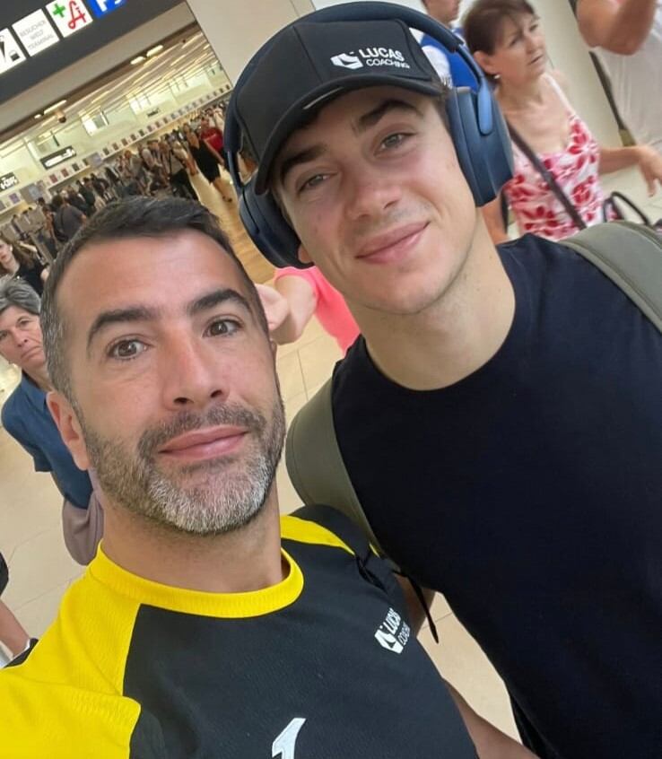 Lucas se reencontró con Franco hace unas semanas (@lucasbenamo)