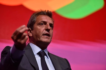 Ministro de Economía Sergio Massa