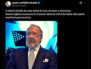 Alfredo Saade - crédito @pastorsaade/X