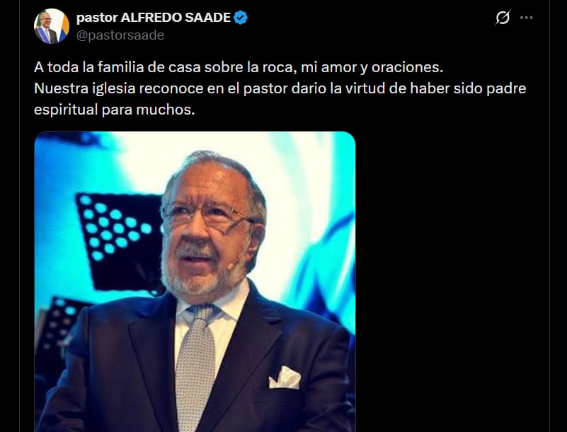 Alfredo Saade - crédito @pastorsaade/X