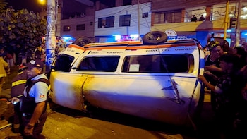 Accidente en Santa Anita que