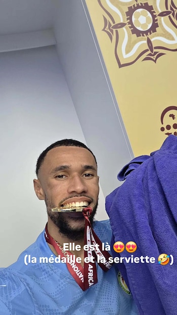 Diouf posteó una foto con