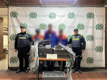 Tres personas fueron detenidas en