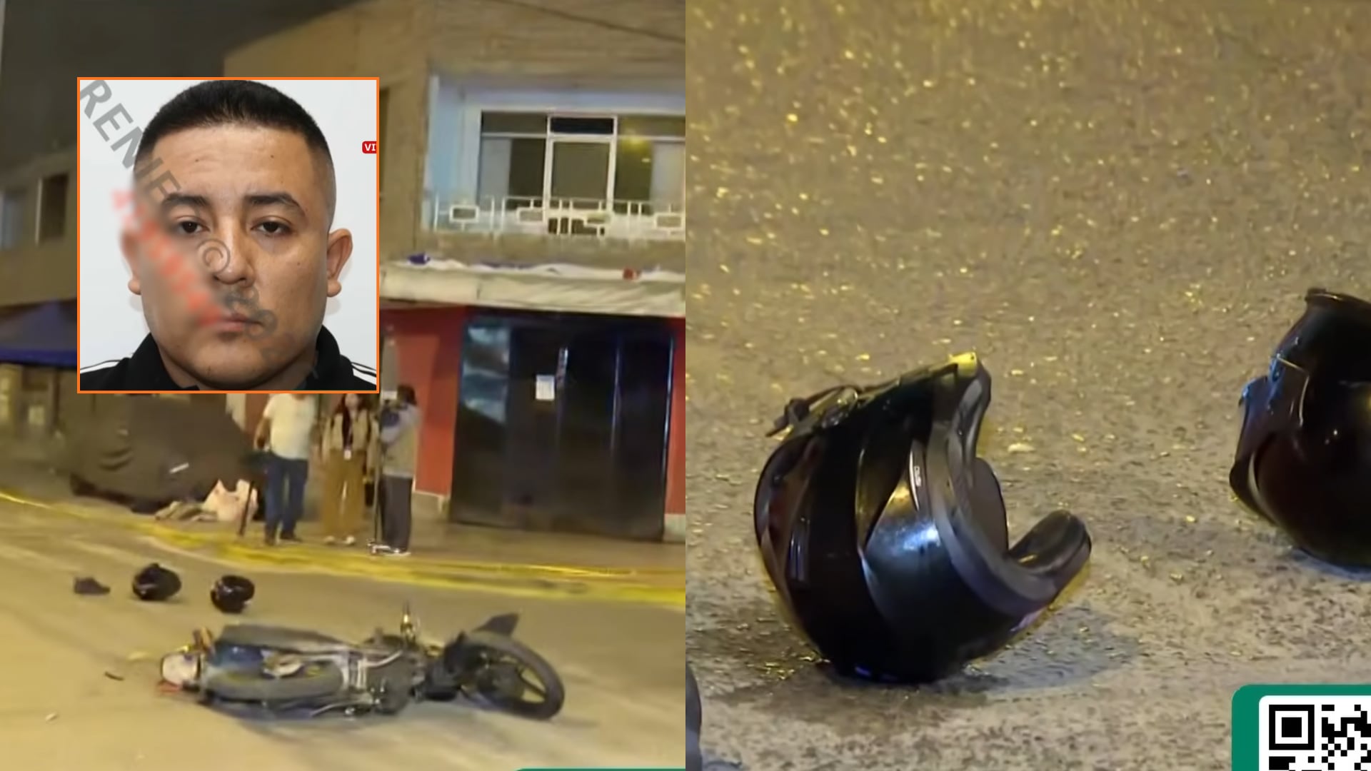 Un ataque mortal frente a la comisaría de Bocanegra resultó en la muerte de Brayan Leonardo Saldaña Núñez, quien fue perseguido por sicarios en motocicleta. (Composición: Infobae Perú / Latina)